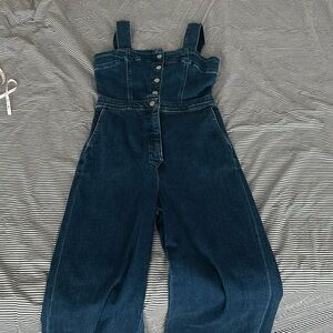 Anthro The Collette Denim Jumpsuit